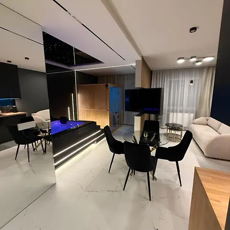 Anielski Z Jacuzzi I Sauna Nowy 2 Sypialnie Relaks & * 크라쿠프